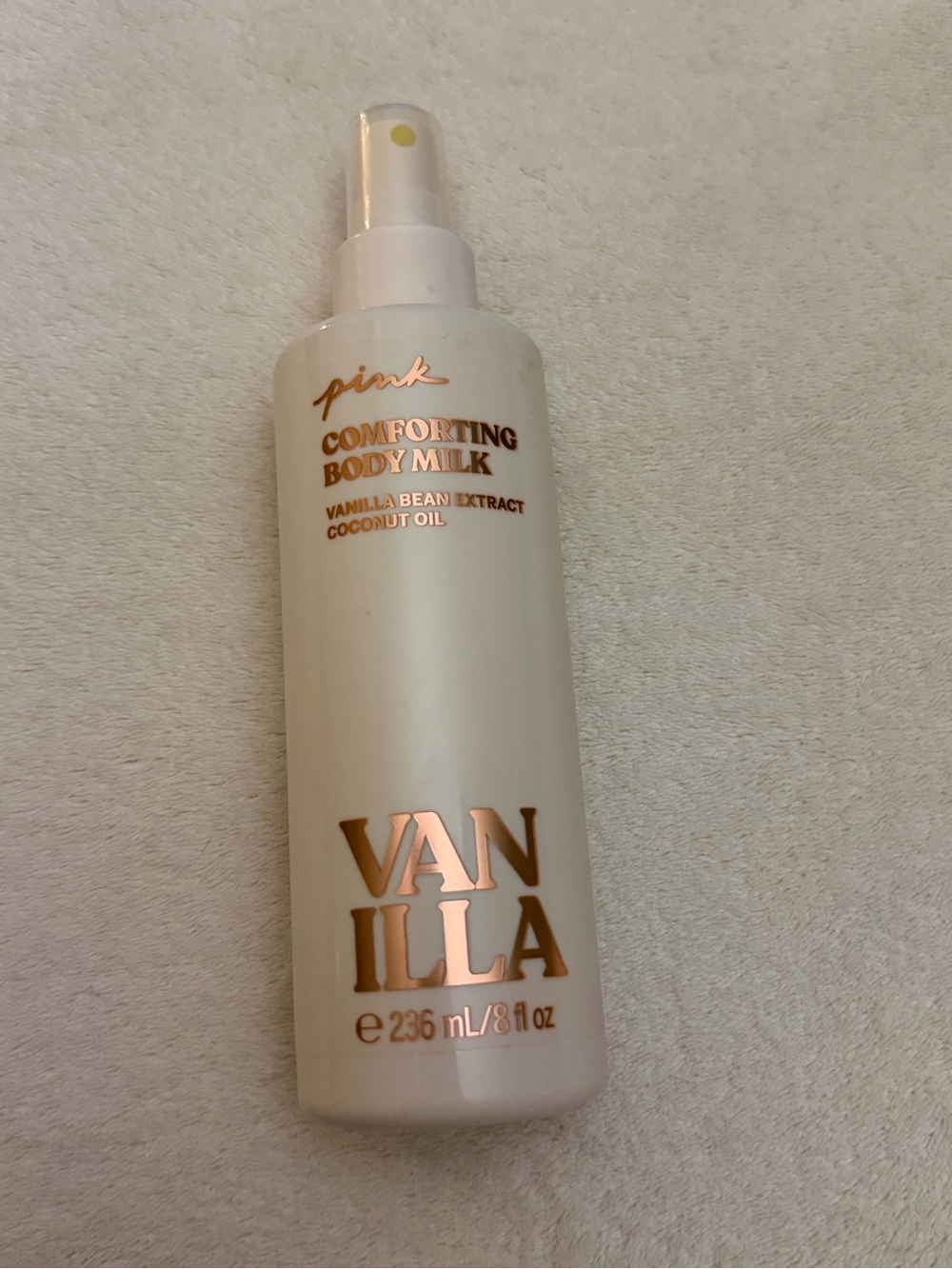 PINK Vanilla Comforting Body Milk Vanilla Bean Extract Coconut Oil